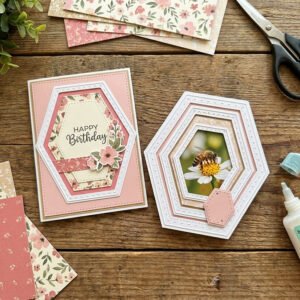 Yuhajo-Nested Stitched Hexagon Dies