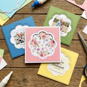 Yuhajo-Nested Stitched Flower Shape Die Set