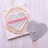 YUHAJO 6 PIECES HEART METAL CUTTING DIES FOR CARD MAKING