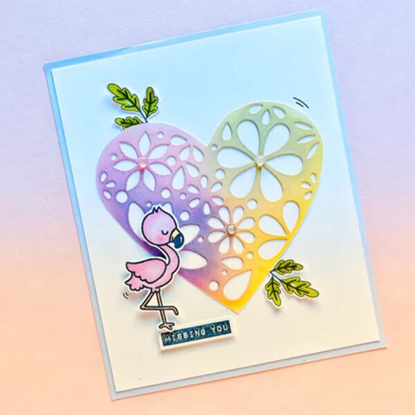 YUHAJO 6 PIECES HEART METAL CUTTING DIES FOR CARD MAKING
