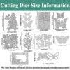 YUHAJO 10 PIECES BUTTERFLY METAL CUTTING DIES FOR CARD MAKING