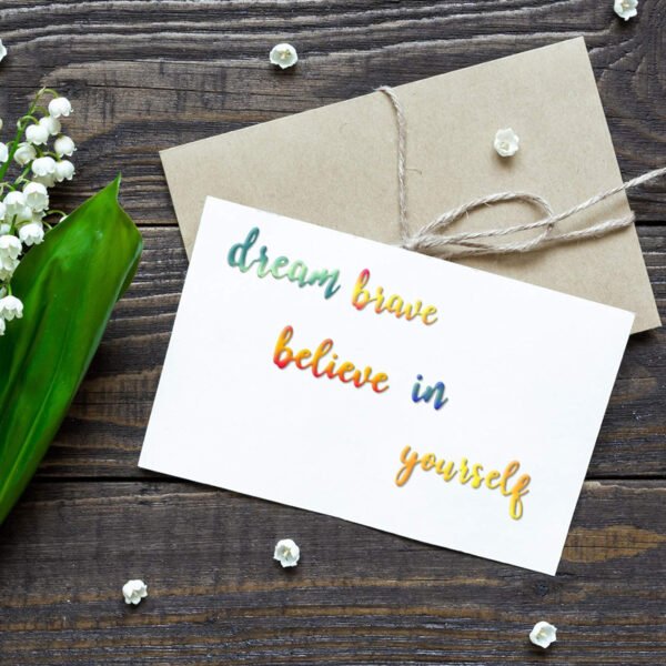 YUHAJO 20 PIECES INSPIRATIONAL CUTTING DIES FOR CARD MAKING