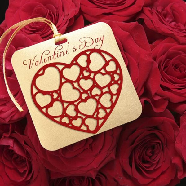 YUHAJO 6 PIECES HEART METAL CUTTING DIES FOR CARD MAKING