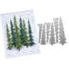 YUHAJO 6 PIECES CHRISTMAS METAL CUTTING DIES FOR CARD MAKING