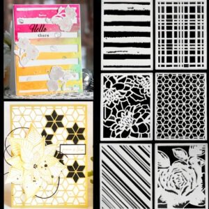 YUHAJO 6 PIECES BACKGROUND CUTTING DIES