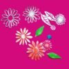 YUHAJO 3PIECES FLOWERS LEAVES DIE CUTS