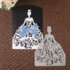 YUHAJO 6 PIECES LADY DRESS METAL CUTTING DIES FOR CARD MAKING