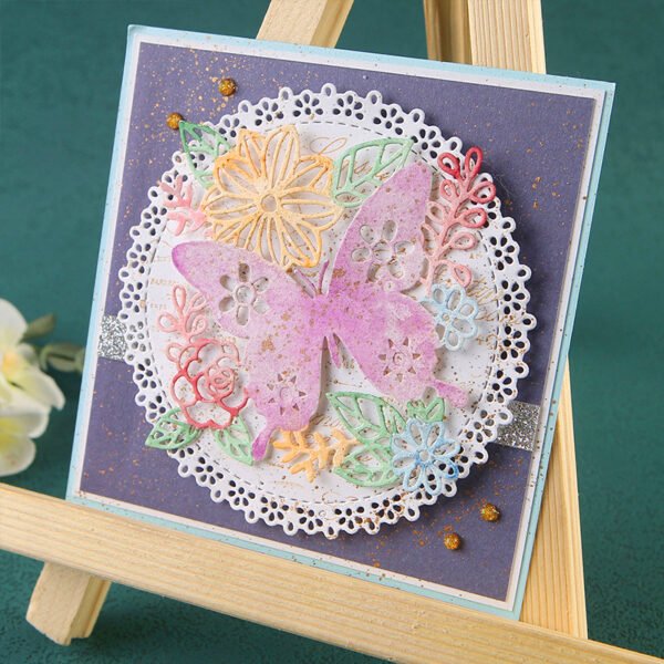 YUHAJO 10 PIECES BUTTERFLY METAL CUTTING DIES FOR CARD MAKING