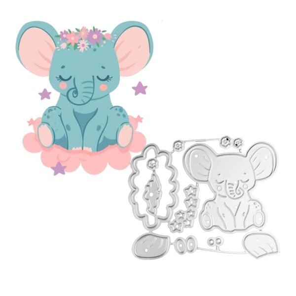 YUHAJO 10 PIECES ELEPHANTS CUTTING DIES