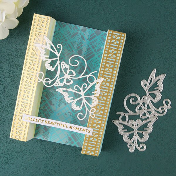 YUHAJO 10 PIECES BUTTERFLY METAL CUTTING DIES FOR CARD MAKING