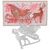 YUHAJO 6 PIECES CHRISTMAS METAL CUTTING DIES FOR CARD MAKING