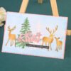 YUHAJO 9 PIECES MERRY CHRISTMAS METAL CUTTING DIES FOR CARD MAKING