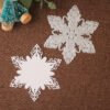 YUHAJO 6 SETS SNOWFLAKE CHRISTMAS WINTER CUTTING DIES