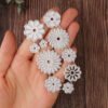 YUHAJO 3PIECES FLOWERS LEAVES DIE CUTS