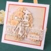 YUHAJO 6 PIECES LADY DRESS METAL CUTTING DIES FOR CARD MAKING