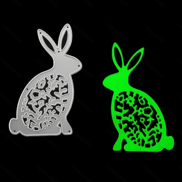 YUHAJO 8 PIECES EASTER BUNNY EGG CUTTING DIES