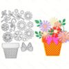 YUHAJO 56 PIECES KITS FLOWERS LEAVES CUTTING DIES