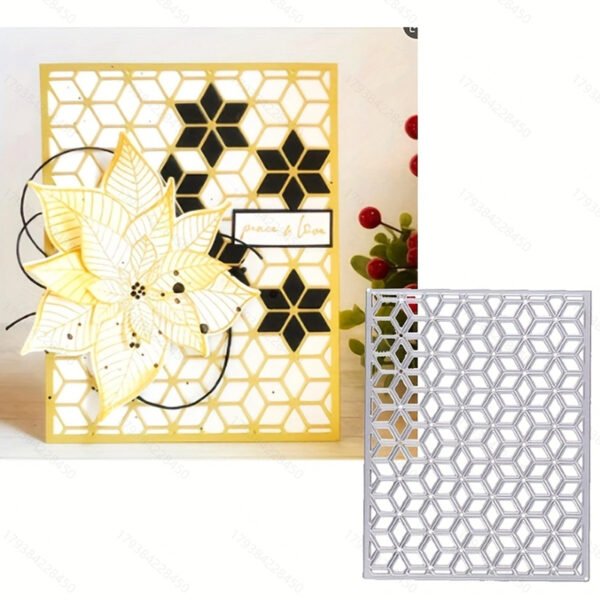 YUHAJO 6 PIECES BACKGROUND CUTTING DIES