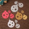 YUHAJO 9 PIECES MERRY CHRISTMAS METAL CUTTING DIES FOR CARD MAKING