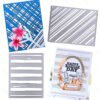 YUHAJO 6 PIECES BACKGROUND CUTTING DIES