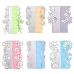 YUHAJO 6PCS/SET FLOWER CARD BORDER BACKGROUND METAL CUTTING DIES