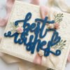 YUHAJO 13 PIECES EXPRESSIONS METAL WORDS CUTTING DIES FOR CARD MAKING