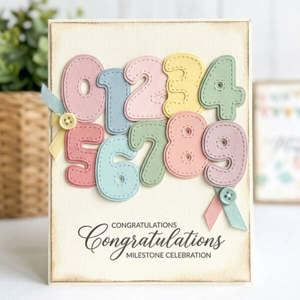 YUHAJO 14 PIECES HAPPY BIRTHDAY CUTTING DIES FOR CARD MAKING