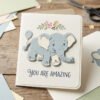 YUHAJO 14 PIECES HAPPY BIRTHDAY CUTTING DIES FOR CARD MAKING